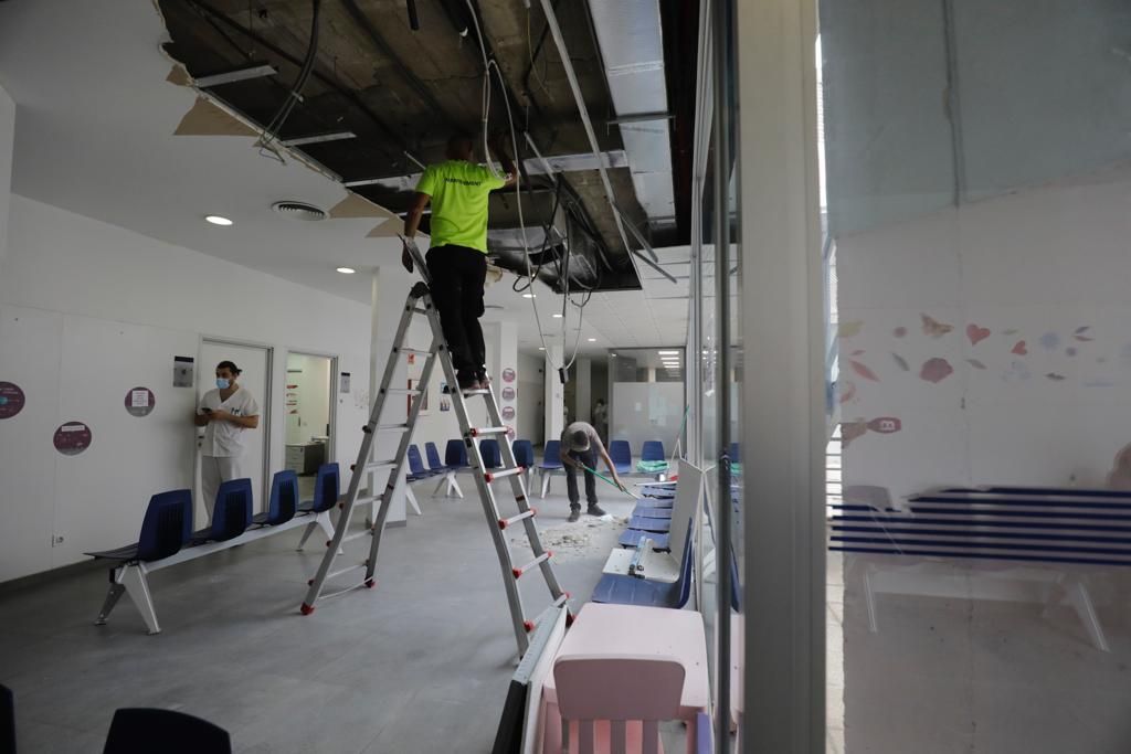 Derrumbe en el centro de salud de Son Gotleu, en Palma