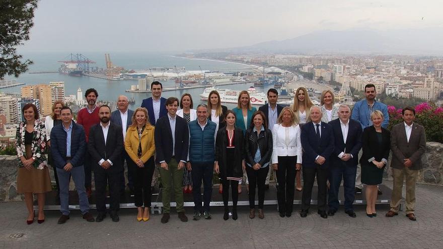 La presentación de la candidatura del PP.