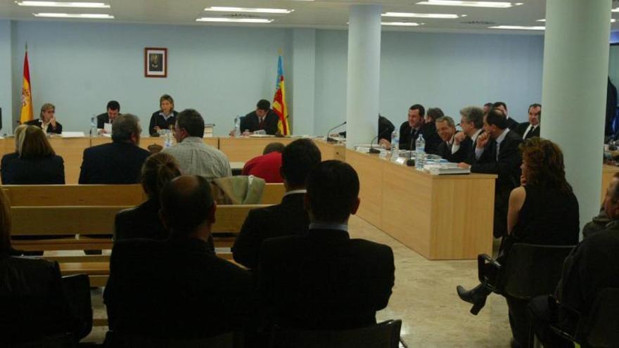 Imagen del juicio celebrado en la audiencia Provincial de Alicante en 2003