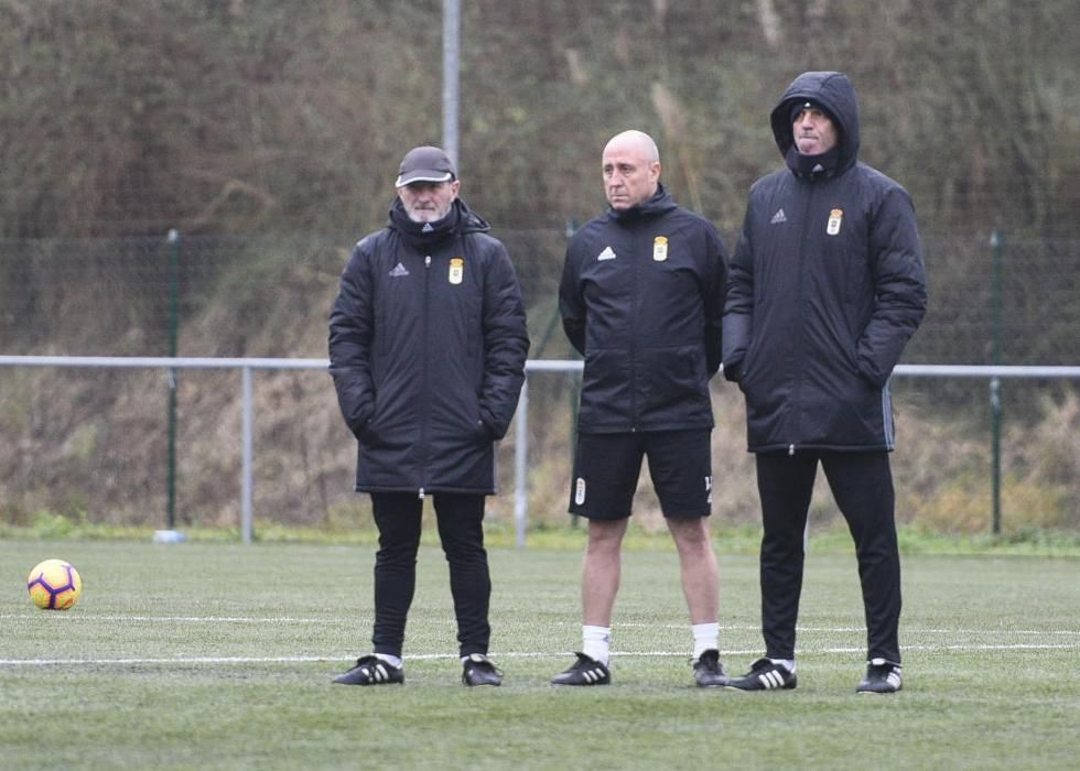 Entrenamiento del Real Oviedo en Tensi