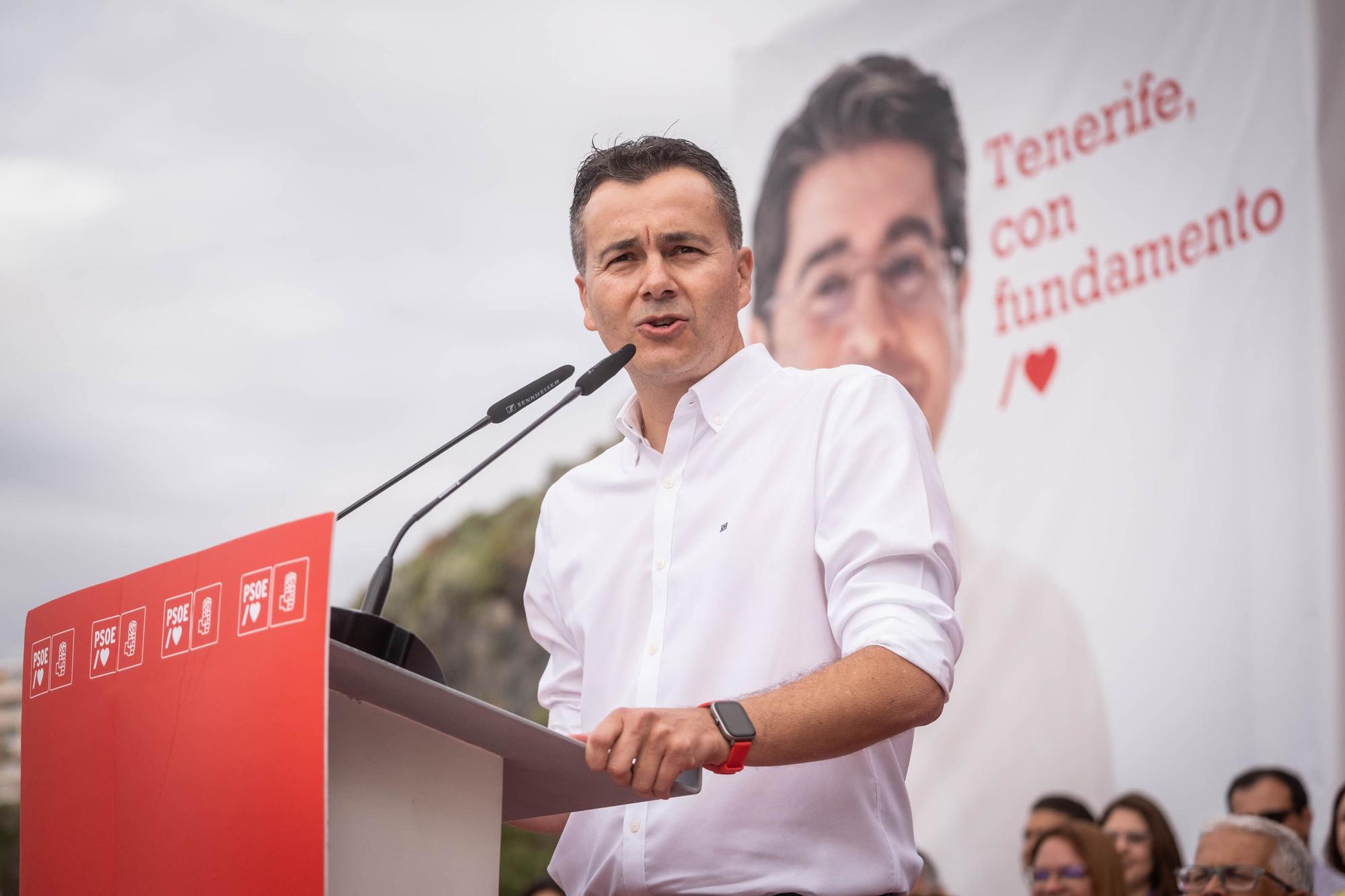 El PSOE presenta las candidaturas por la isla de Tenerife.