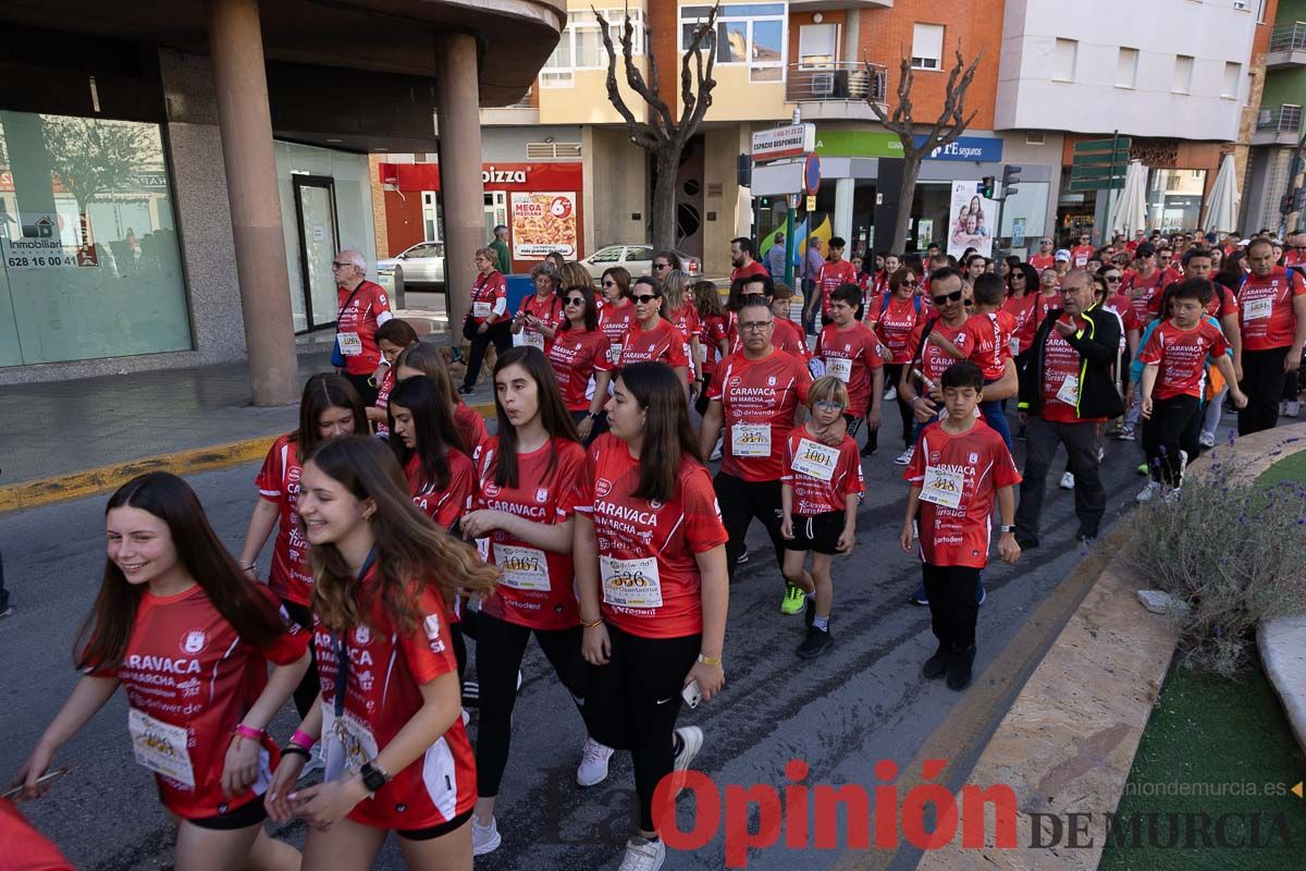 Marcha de la ONG Delwende en Caravaca