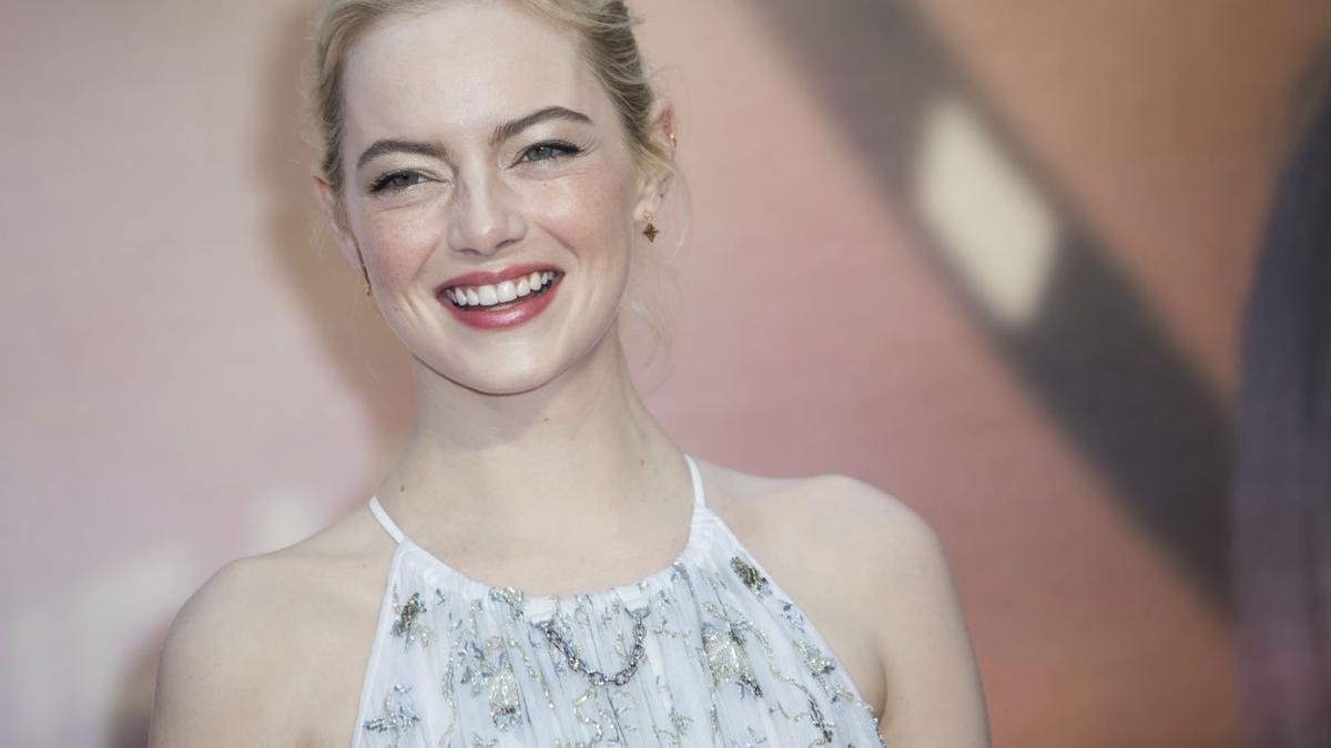 Emma Stone en la presentación de 'The battle of sexes'