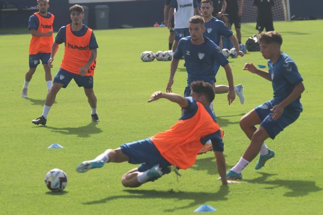 Primer día de entrenamiento del Málaga CF para la temporada 2022/2023