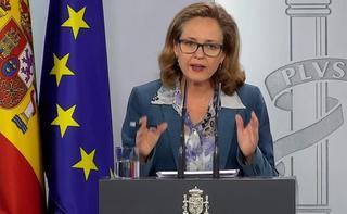 Calviño aplaude la propuesta de fondo europeo de financiación: "Va en la buena dirección"