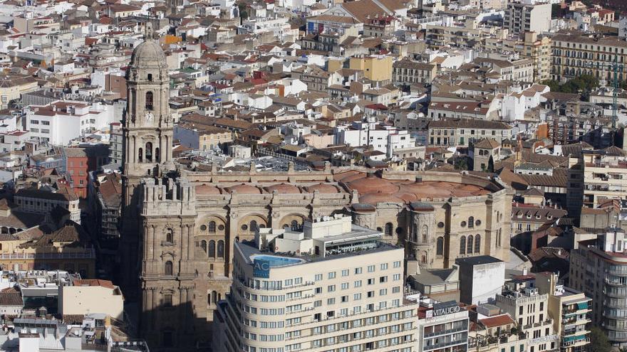 Imagen aérea del Centro Histórico.