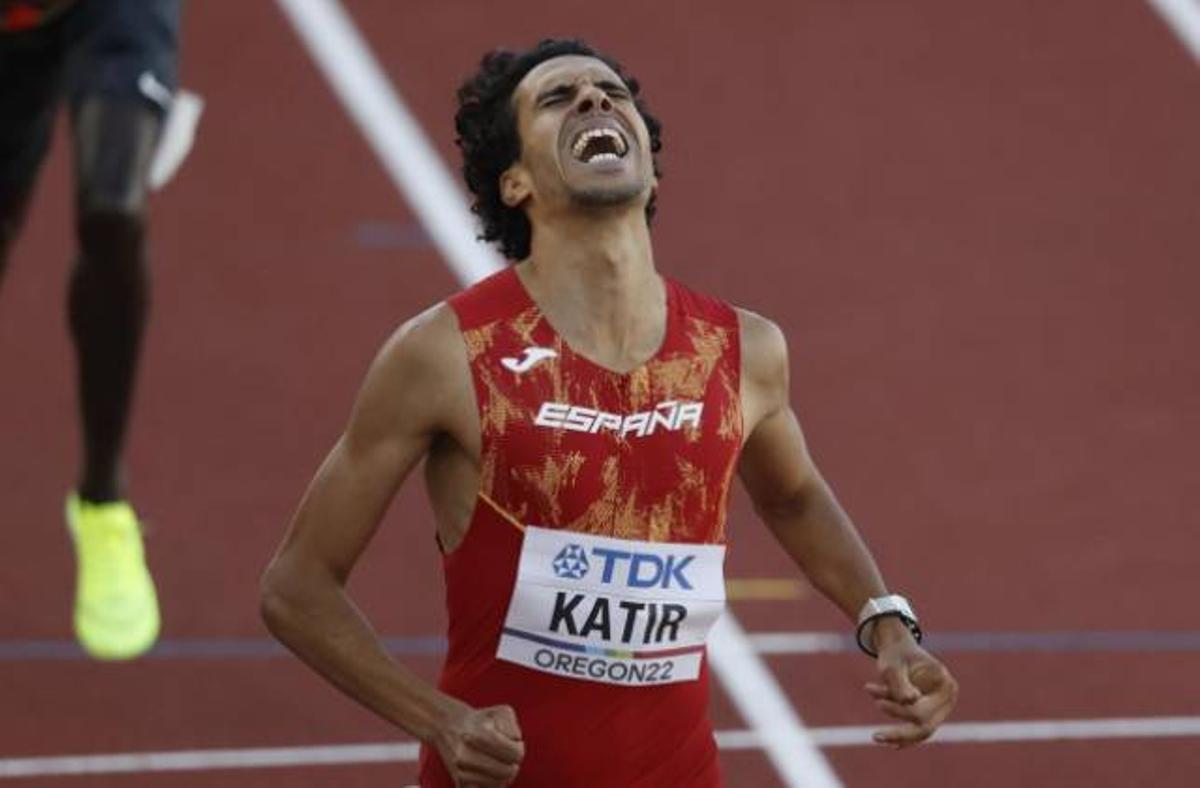 Mohamed Katir, bronze el 1.500 en el Mundial d’Oregon