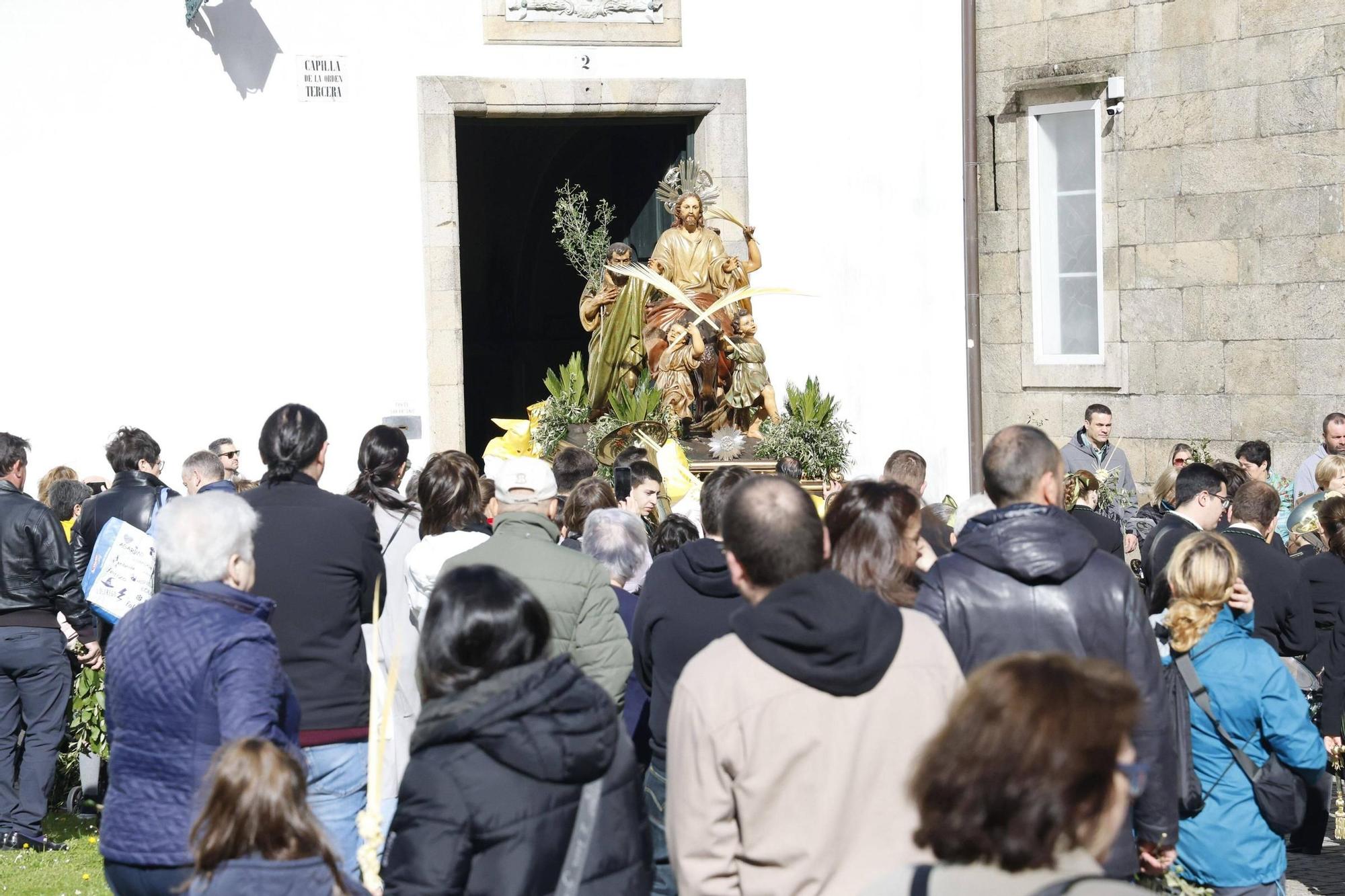 Así ha sido la procesión de la borrequita en Santiago