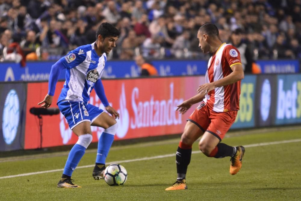 El Deportivo cae ante el Girona en Riazor