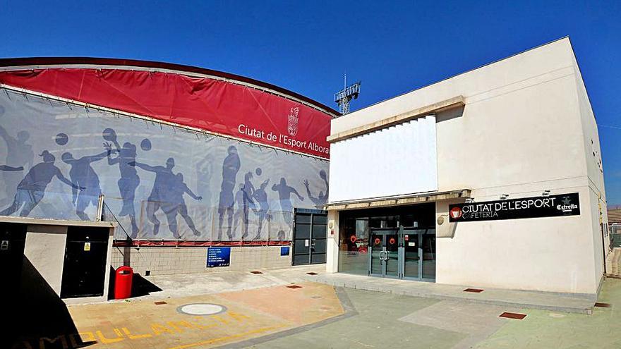 El polideportivo «está» en València pero «es» de Alboraia. | AYTO ALBORAIA