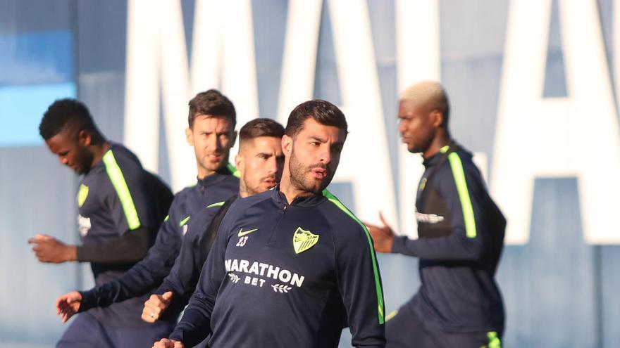 Miguel Torres, durante un entrenamiento esta semana.