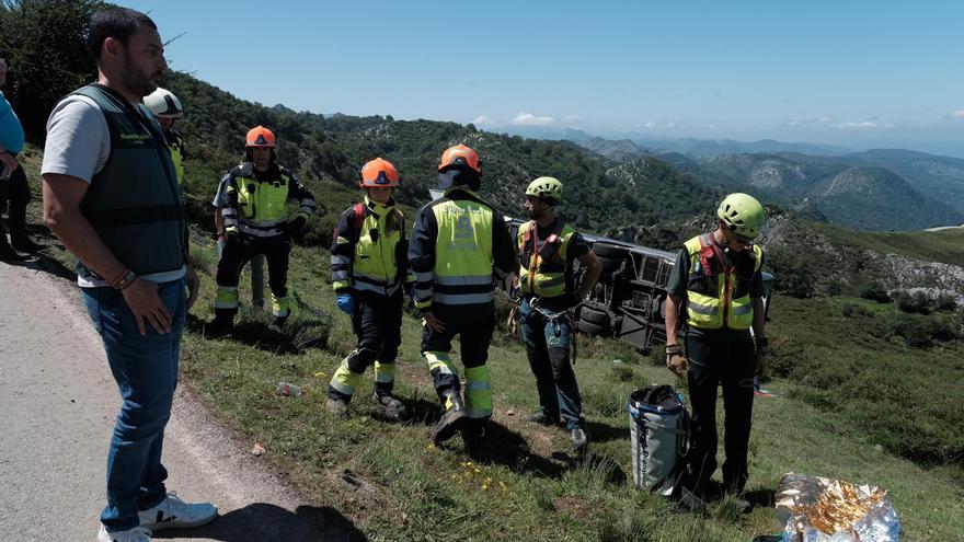 Així ha estat el rescat dels menors de l&#039;accident de bus a Covadonga