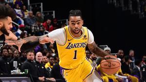 DAngelo Russell, durante un partido con los Lakers