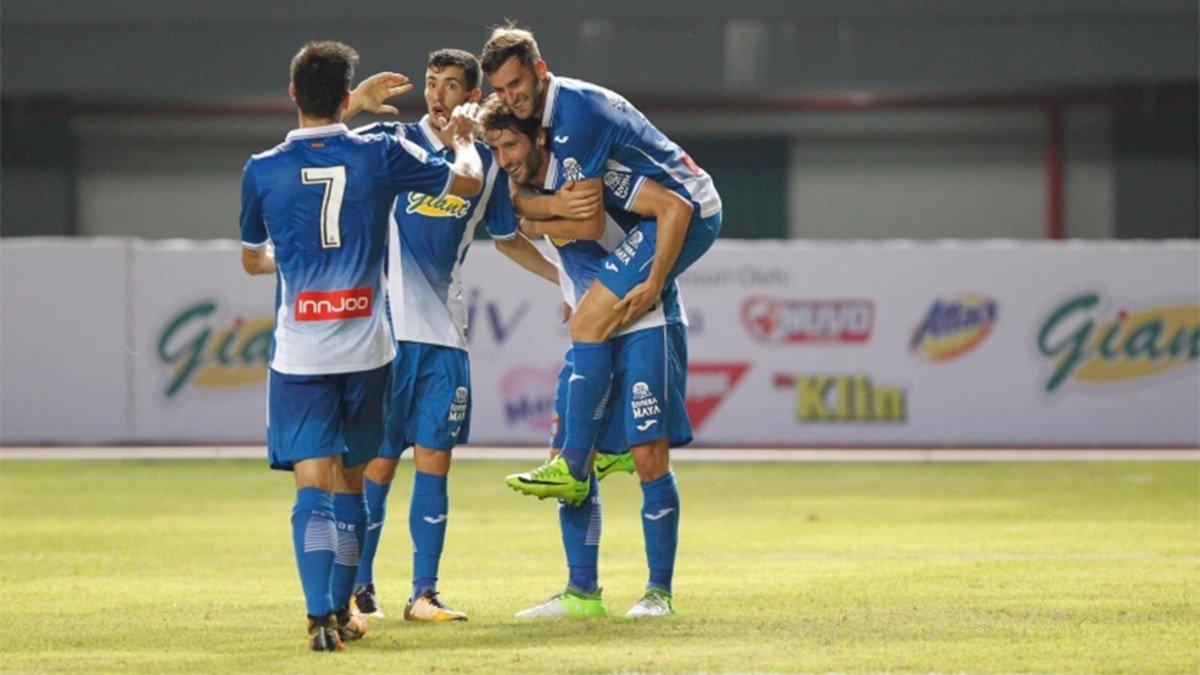 El Espanyol se pegó un festín goleador en su primer amistoso de pretemporada