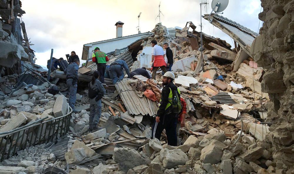 Terremoto en el centro de Italia