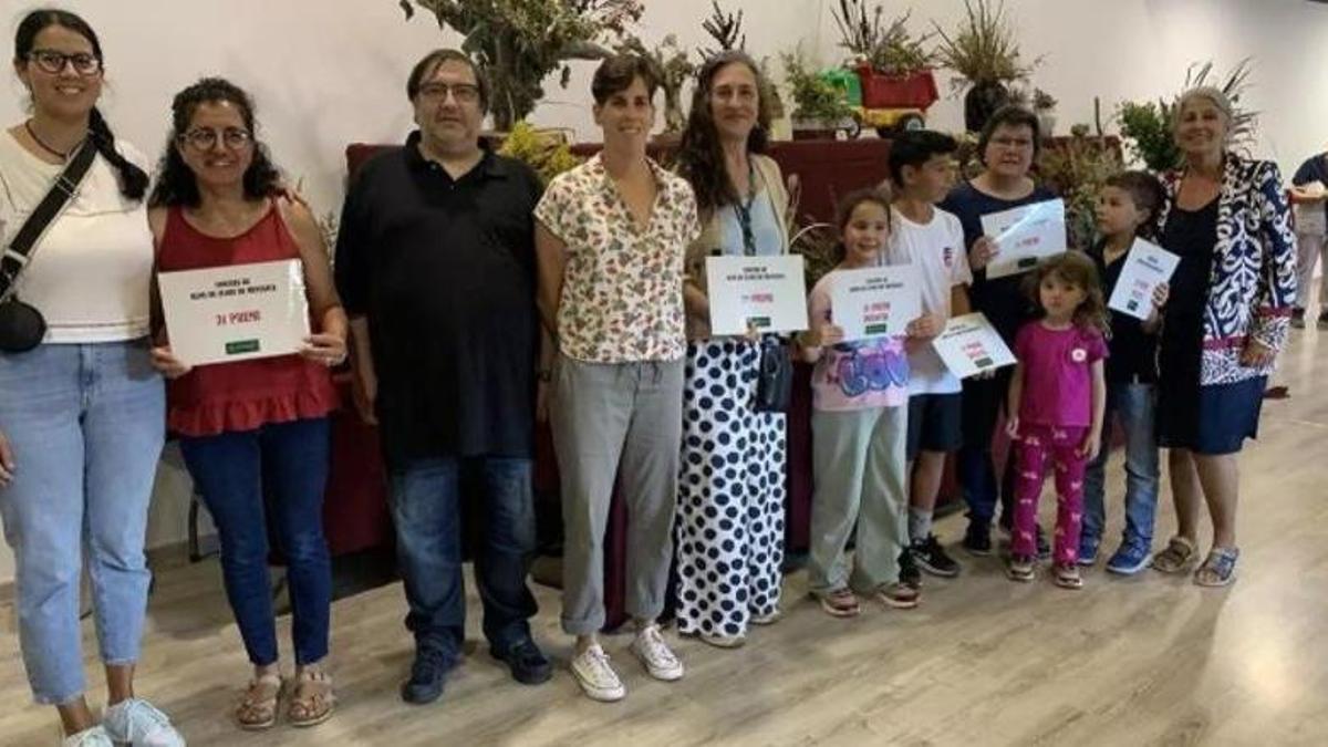 Els premiats fa dos anys al concurs de rams