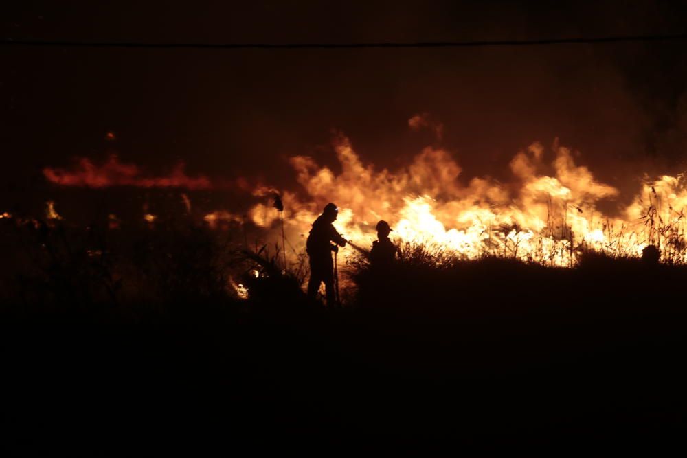 Incendio en Benitatxell y Xàbia