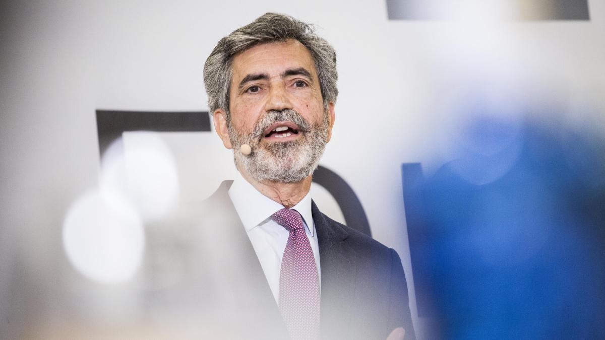 El presidente del Tribunal Supremo y del CGPJ, Carlos Lesmes.
