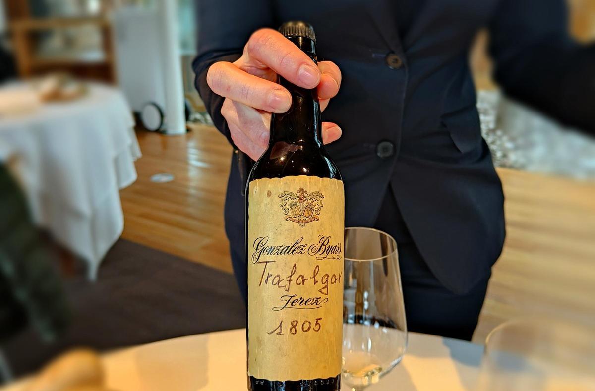 El jerez de 1805 que sirven en El Celler de Can Roca.