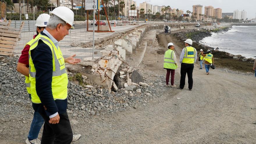 La nueva escollera de la Avenida ampliará hasta tres metros el ancho del paseo