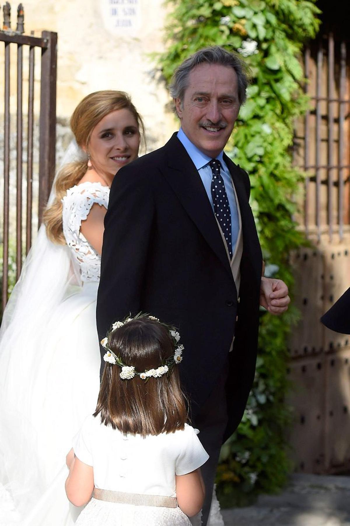 Roberto Torretta, en la boda de su hija María Torretta