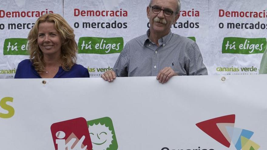 El abogado laboralista como militante de Izquierda Unida en una campaña electoral. | | JOSÉ CARLOS GUERRA