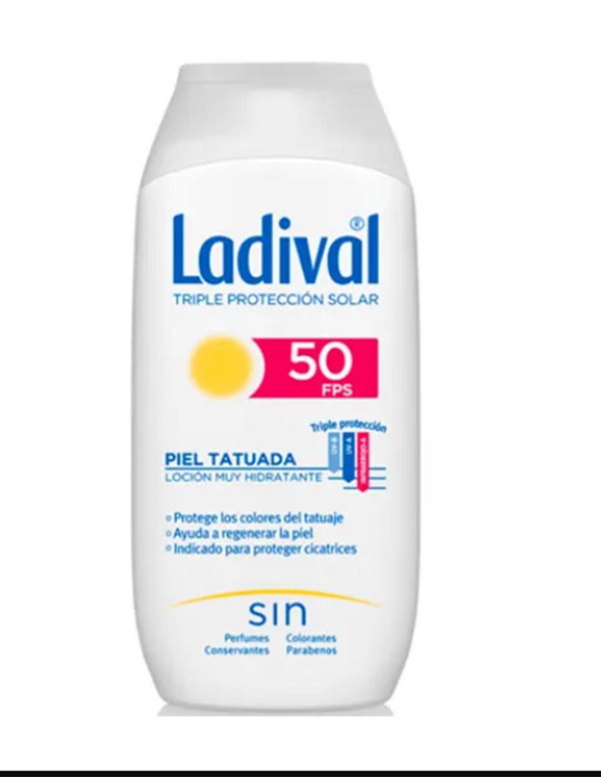 Crema para el cuidado de tu tatuaje, de Ladival