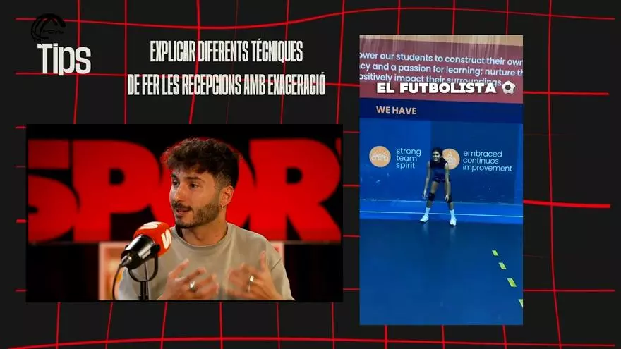 Los trucos en redes para los amantes del voleibol en ‘Vist a la xarxa’