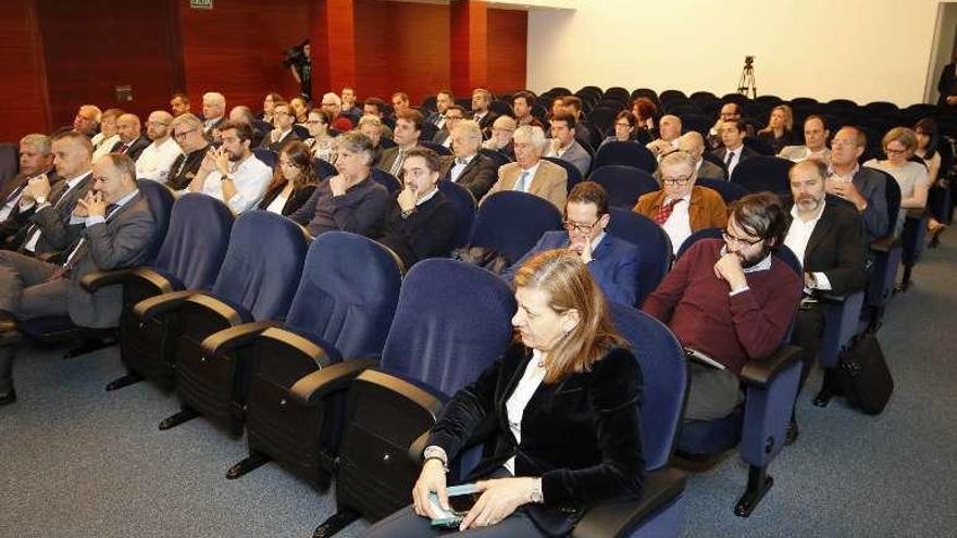 Asistentes ayer a la jornada de la Fundación Provigo. // Alba Villar