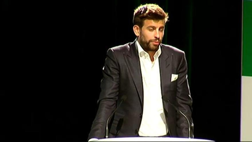 Piqué, protagonista absoluto en la presentación de la nueva Copa Davis