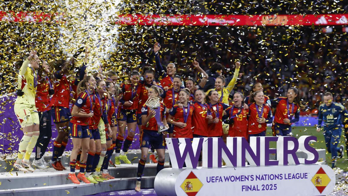 La selección femenina se ha impulsado con la conquista de la UEFA Nations League