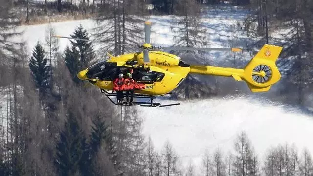 Lindsey Vonn es evacuada en helicóptero tras una dura caída en los JJOO