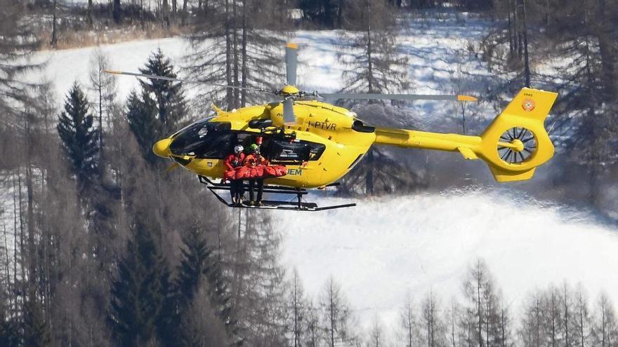 Lindsey Vonn es evacuada en helicóptero tras una dura caída en los JJOO