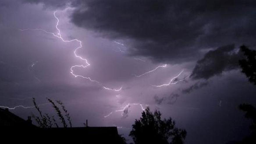 Una tormenta en Asturias