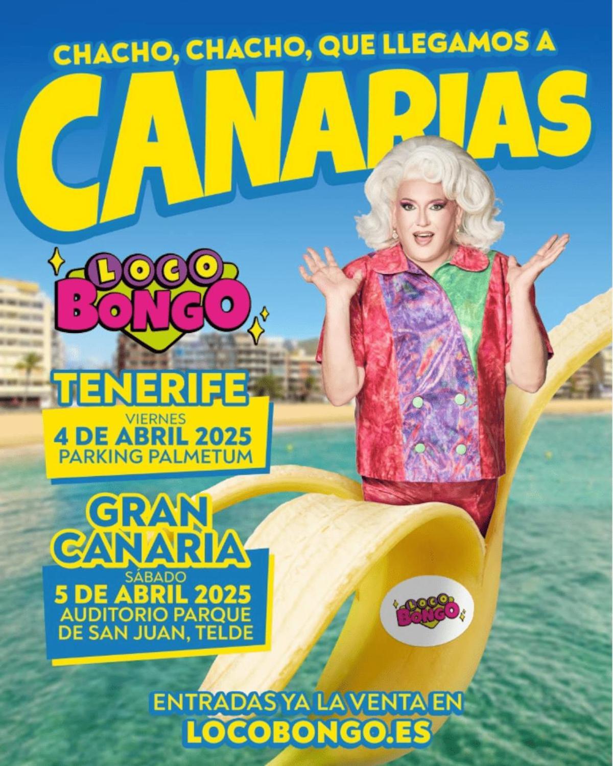 Loco Bongo aterriza en Tenerife