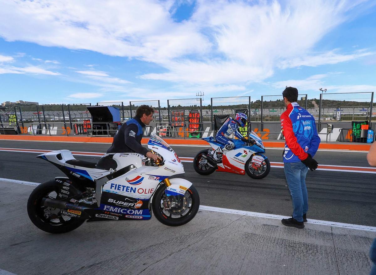 Jaume Masià debuta en Moto2 en Cheste