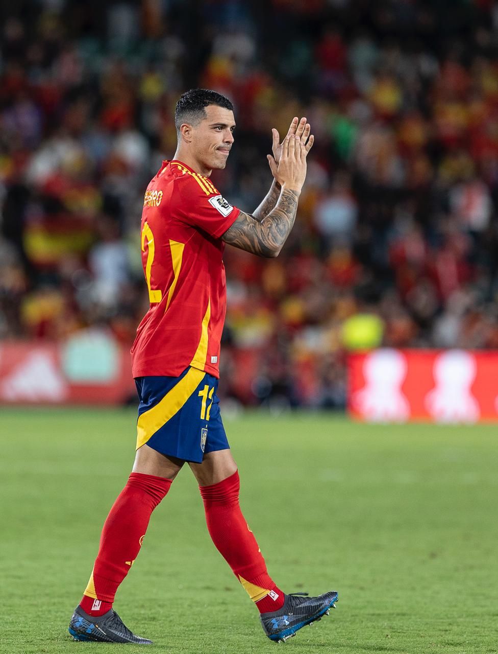 España - Georgia, en imágenes