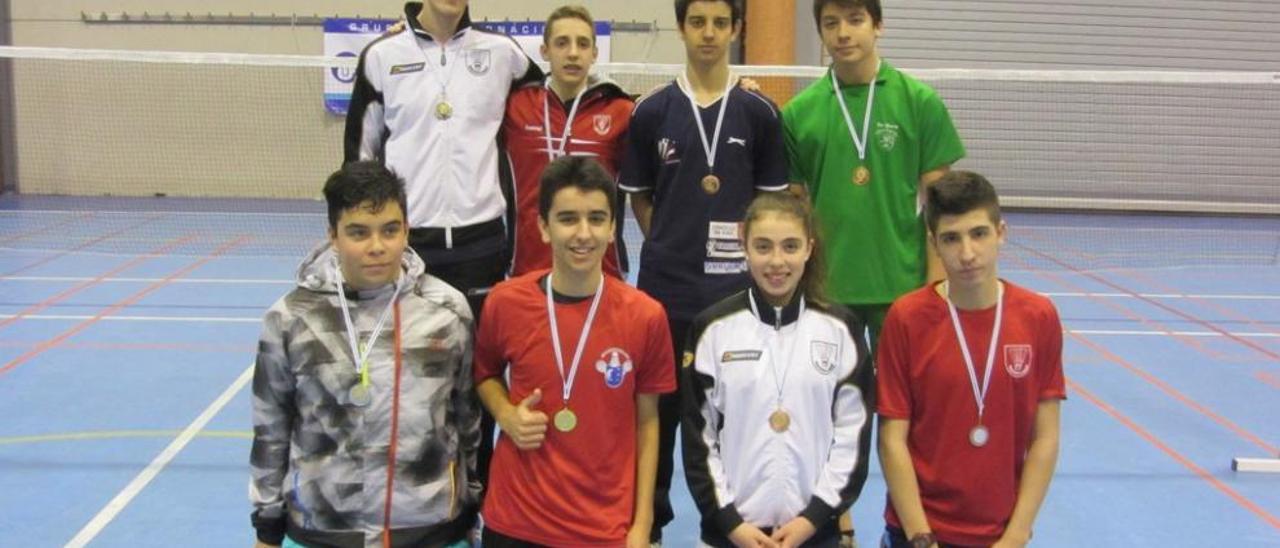 Medallistas sub-17.