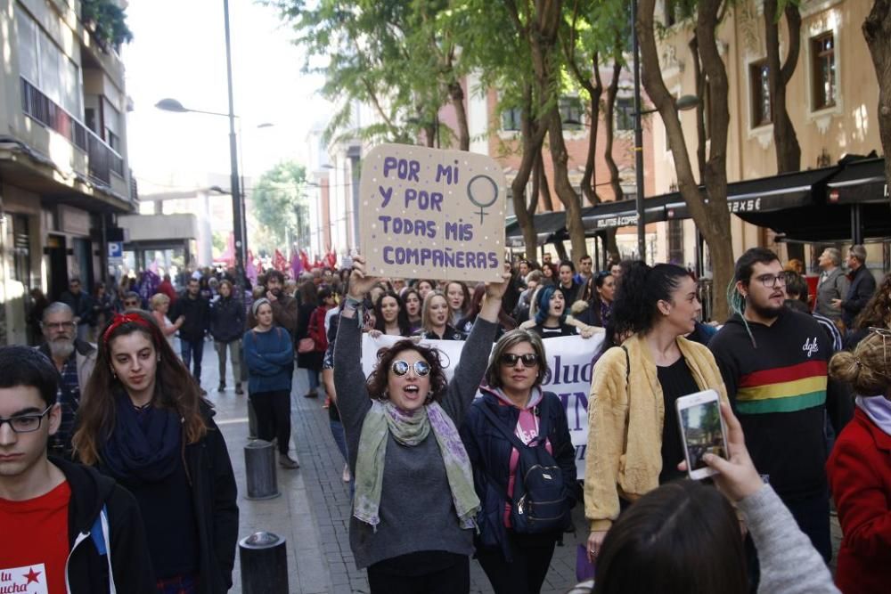 Manifestación en Murcia por el día contra la violencia de género