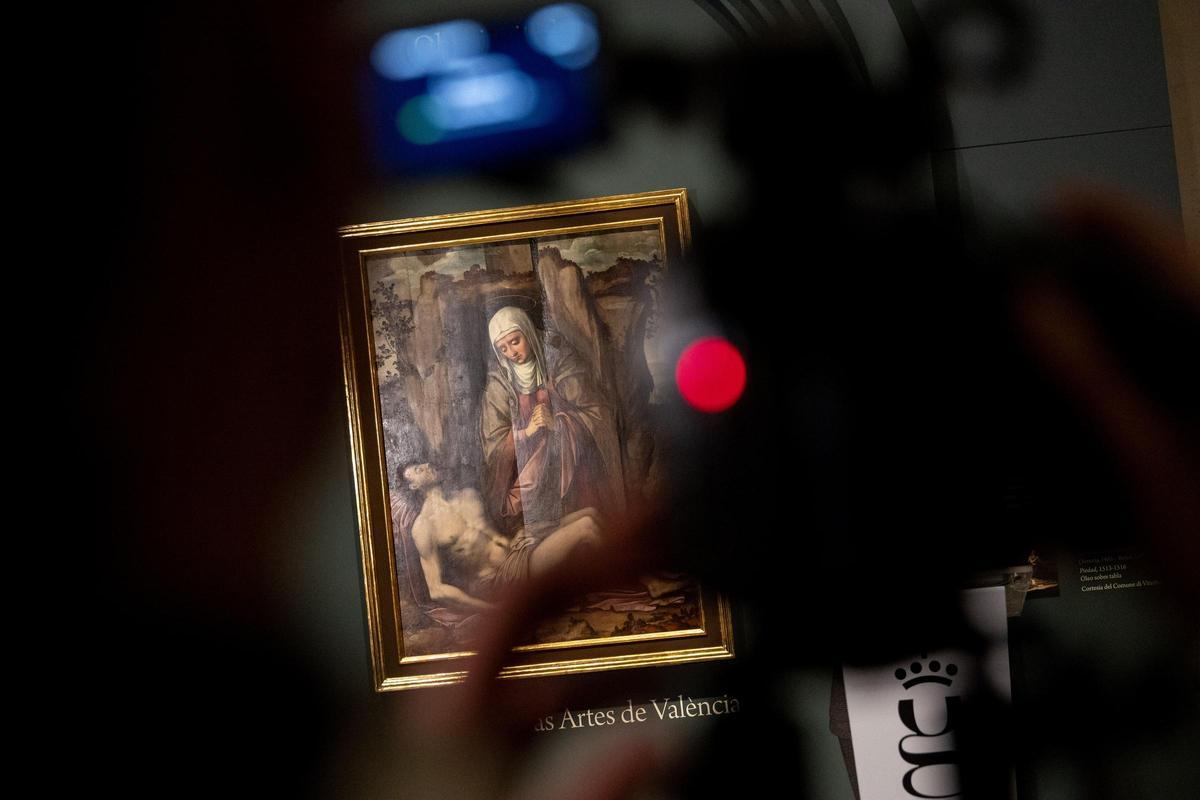 El cuadro de Gaspar Becerra ya cuelga en la Galería de las Colecciones Reales.