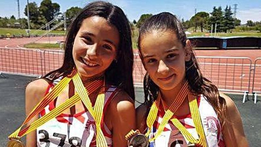 Lucía Molina i Sira Salas, podi en sub-12