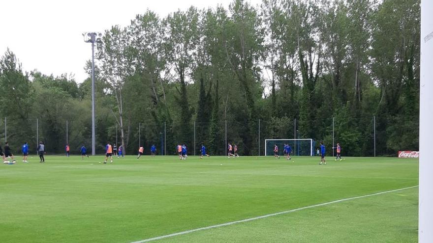 Forlín y Ramos completan una parte del entrenamiento