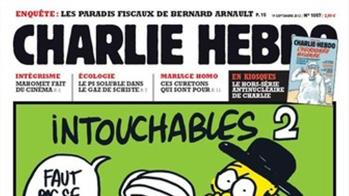 Portada del semanario francés 'Charlie Hebdo'