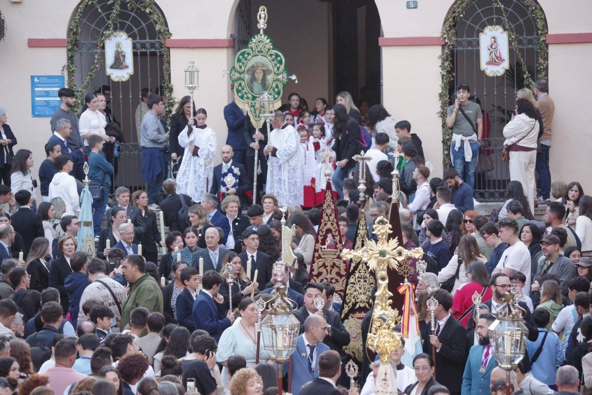 Procesión de la Divina Pastora por el barrio de Capuchinos