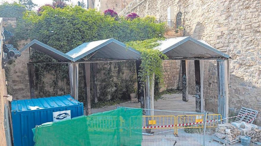 Palma desmontará la pérgola de Ses Voltes por su deterioro y la restaurará "a la mayor brevedad posible"