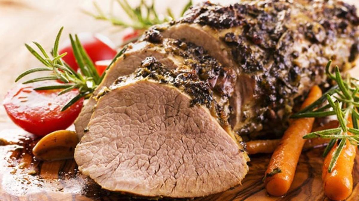 Un delicioso roast beef.