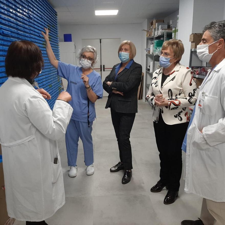 La visita a las dependencias hospitalarias de Anatomía Patológica.