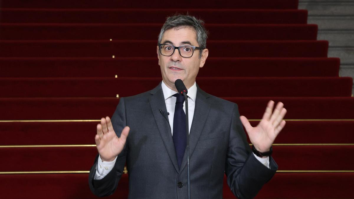 El ministro de Presidencia, Justicia y Relaciones con las Cortes, Félix Bolaños