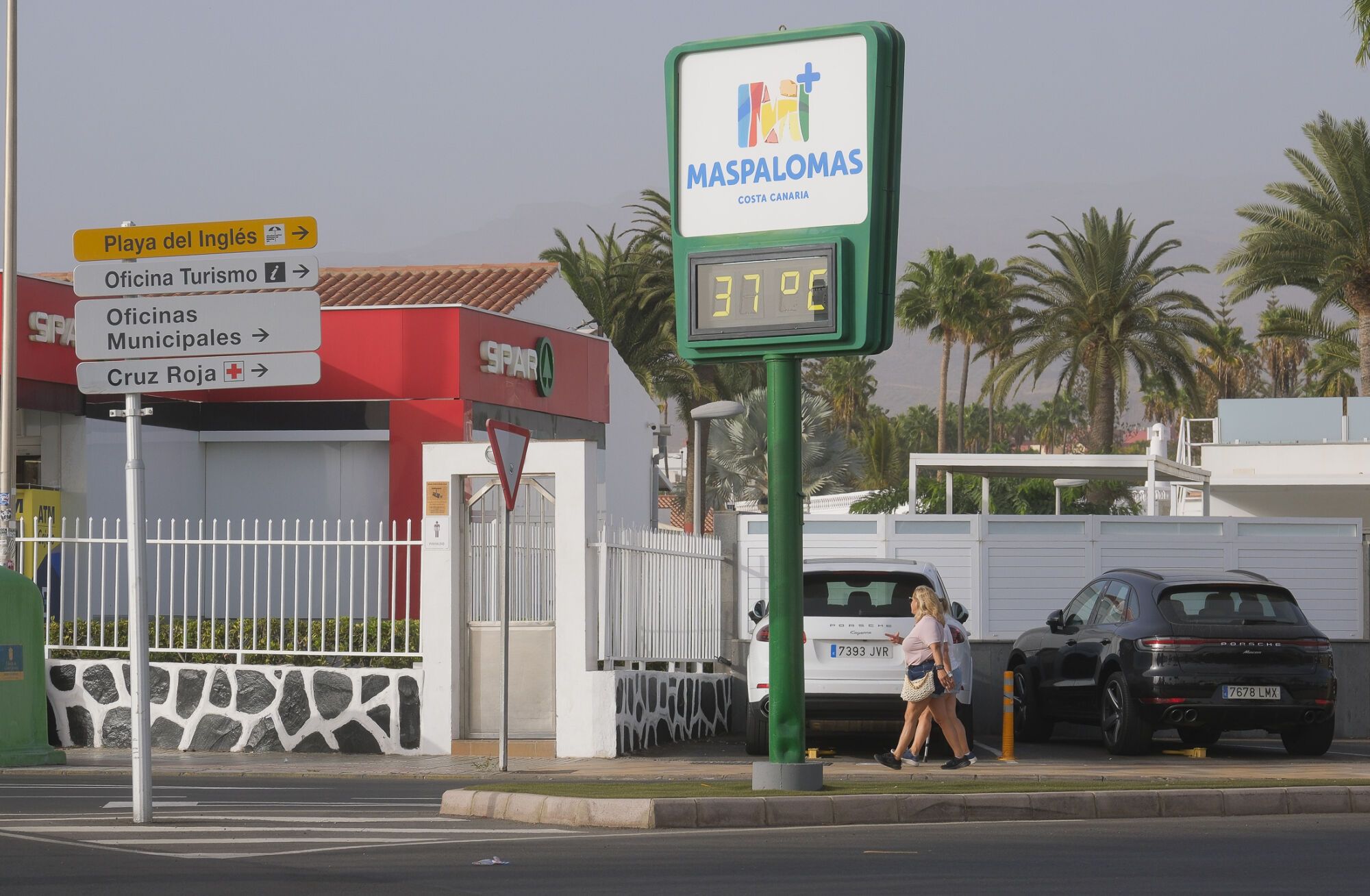 Calima en la zona de Maspalomas (16/09/25)