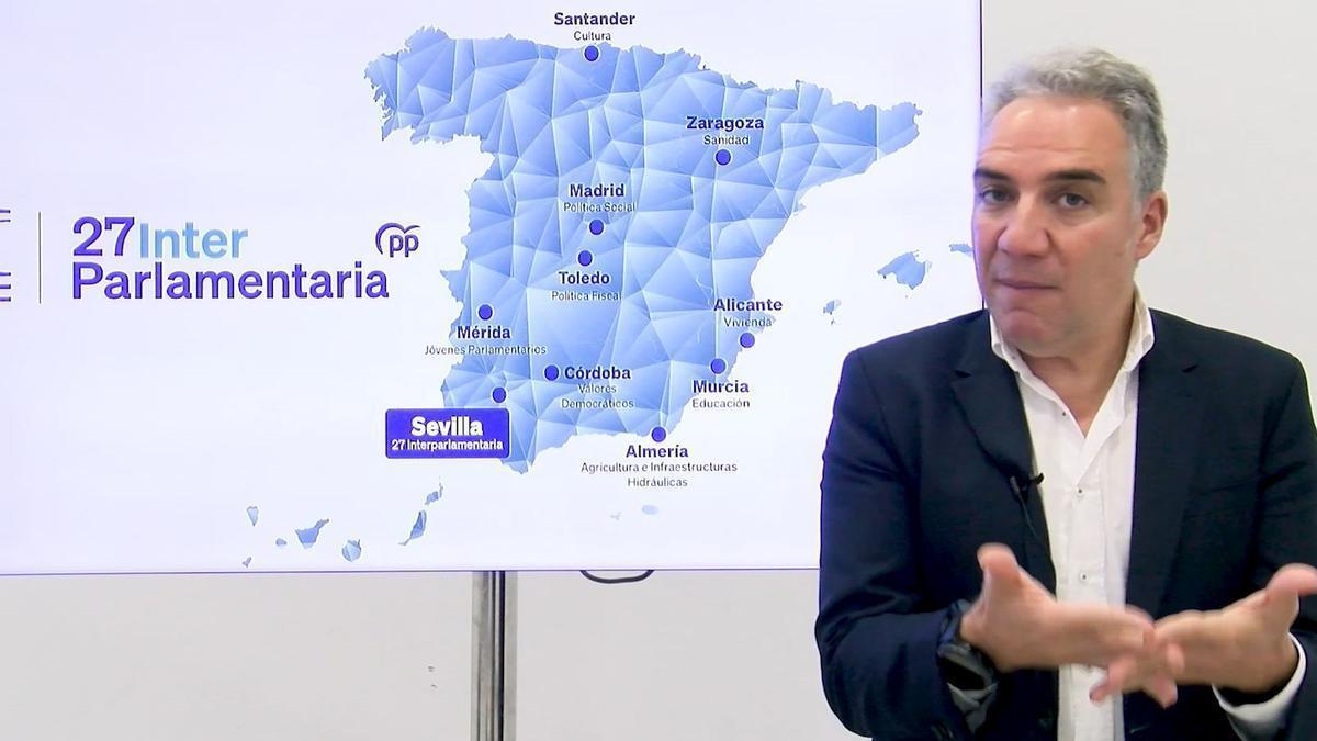Elías Bendodo presenta los actos de este mes.